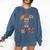 Haha Made You Read Shirt Book Reader Flower Floral Comfort Colors Sweatshirt Blue Jean