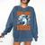 Halloween Book Lover Ghost Boo Pun Read More Boooks Comfort Colors Sweatshirt Blue Jean