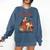 Halloween Bookish Witchy Book Club Hot Girls Read Comfort Colors Sweatshirt Blue Jean