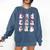 Halloween Pink Ghost Read More Books Spooky Boo Teacher Kids Comfort Colors Sweatshirt Blue Jean
