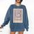 Hockey Romance Tarot Card Books Reader Cozy Reading Comfort Colors Sweatshirt Blue Jean
