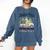 Holiday Scene Nostalgia North Pole Tree Farm Merry Christmas Comfort Colors Sweatshirt Blue Jean