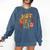 Hot Girls Read Aesthetic Book Lover Reading Comfort Colors Sweatshirt Blue Jean