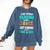 Humor Book Reader A Day Without Reading Is Like Comfort Colors Sweatshirt Blue Jean