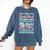 I'm a Book Nerd Bookworm Comfort Colors Sweatshirt Blue Jean