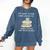 I'm Just a Girl Who Loves To Drink Coffee And Read Books Comfort Colors Sweatshirt Blue Jean