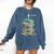 I'm Ok Books Reading Books Lover National Book Day Comfort Colors Sweatshirt Blue Jean