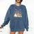 I Should Infinitely Prefer A Book Jane Austen Fan Woman Girl Comfort Colors Sweatshirt Blue Jean