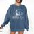 Introverted Willing To Discuss Cats And Books Comfort Colors Sweatshirt Blue Jean