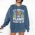 If It Involves Books And Pajamas Count Me In Comfort Colors Sweatshirt Blue Jean