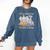 Its A Good Day To Read A Book Cute Pig & Elephant Adventure Comfort Colors Sweatshirt Blue Jean