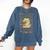 It's Not Hoarding If It's Books Book Lover Graphic Comfort Colors Sweatshirt Blue Jean