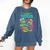 Joke 90s Please Be Patient With Me I'm From The 1900s Premium Tri-Blend Comfort Colors Sweatshirt Blue Jean