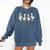 Just A Bookish Goose Goose Book LoverSilly Goose Book Club Comfort Colors Sweatshirt Blue Jean