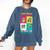 Just Built Different I'M From The 1900S Retro Comfort Colors Sweatshirt Blue Jean