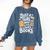 Just a Girl Who Loves Books Bookish Readers Book Lover Girls Comfort Colors Sweatshirt Blue Jean