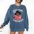 Just A Girl Who Loves Books Cute African American Afro Comfort Colors Sweatshirt Blue Jean