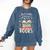 Just a Girl Who Loves Books Cute Book Lover Bookworm Comfort Colors Sweatshirt Blue Jean