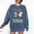 Just a Girl Who Loves Butterflies And Books Butterfly Comfort Colors Sweatshirt Blue Jean Just a Girl Who Loves Butterflies And Books Butterfly Comfort Colors Sweatshirt Blue Jean