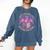 Just A Girl Who Loves Dragons And Books Fantasy Dragon Comfort Colors Sweatshirt Blue Jean