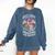 Just A Girl Who Loves Dragons And Books Fantasy Reader Comfort Colors Sweatshirt Blue Jean