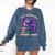 Just a Girl Who Loves Dragons And Books Reading Comfort Colors Sweatshirt Blue Jean
