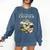 Just One More Chapter Book Lover Comfort Colors Sweatshirt Blue Jean