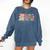 Just One More Chapter Book Lovers Reading Teacher Comfort Colors Sweatshirt Blue Jean