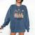 Just One More Chapter Book Lovers For Women Comfort Colors Sweatshirt Blue Jean