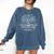 Just One More Chapter Bookish Book Reading Botanical Book Comfort Colors Sweatshirt Blue Jean