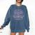 Just One More Chapter Bookish Book Reading Bright Hot Pink Comfort Colors Sweatshirt Blue Jean