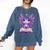 Kawaii Axolotl Cute Axolotls Reading Book Comfort Colors Sweatshirt Blue Jean