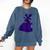Kawaii Fairy Bookish Book Lover Library Read Comfort Colors Sweatshirt Blue Jean