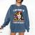 Kawaii Feline Book Reading Read Books Pet My Calico Cat Men Women Comfort Colors Sweatshirt Blue Jean