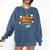 Kids Ka-Blam 7 Year Old Boys 7th Birthday Comic Book Super Hero Comfort Colors Sweatshirt Blue Jean