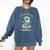 Kids I Read Past My Bedtime Cute Book Dragon Pajama Comfort Colors Sweatshirt Blue Jean