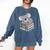 Koala Reading Book Pajama Sleep Comfort Colors Sweatshirt Blue Jean