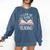 Leave Me Alone I'm Reading Book Lover Reading Lover Comfort Colors Sweatshirt Blue Jean