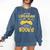 I Am Librarian Book Reader Library Book Reading Comfort Colors Sweatshirt Blue Jean