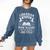 Librarian Because Book Wizard Library Humor Comfort Colors Sweatshirt Blue Jean