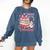 Librarian Books Are My Valentine Teacher Valentines Teach Comfort Colors Sweatshirt Blue Jean