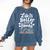Librarian Library Books Reading Reader Comfort Colors Sweatshirt Blue Jean