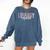 Library Squad Librarian Book Lover Bookworm Comfort Colors Sweatshirt Blue Jean