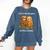 Life Is Better With Sloths And Books Cute Sloth Lover Comfort Colors Sweatshirt Blue Jean