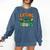 Lifting To Hold More Books Weightlifting Workout Gym Lover Comfort Colors Sweatshirt Blue Jean