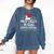 Most Likely To Read A Book On Christmas Family Matching Comfort Colors Sweatshirt Blue Jean
