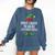 Most Likely To Read A Book Matching Christmas Elf Comfort Colors Sweatshirt Blue Jean