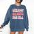 Literacy And Justice For All Book Lover Comfort Colors Sweatshirt Blue Jean
