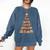Literary Book Tree Bookish Shelf Art For Avid Readers Comfort Colors Sweatshirt Blue Jean