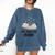 Live Laugh & Love Books Reading Butterfly Book Lover Bookish Premium Comfort Colors Sweatshirt Blue Jean